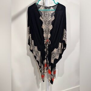 ALLOY Black and Red Kimono